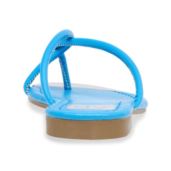 DOLCE VITA Womens Blue Toe Cap Penni Toe Block Heel Slip On Flip Flop Sandal 6 - Picture 2 of 4